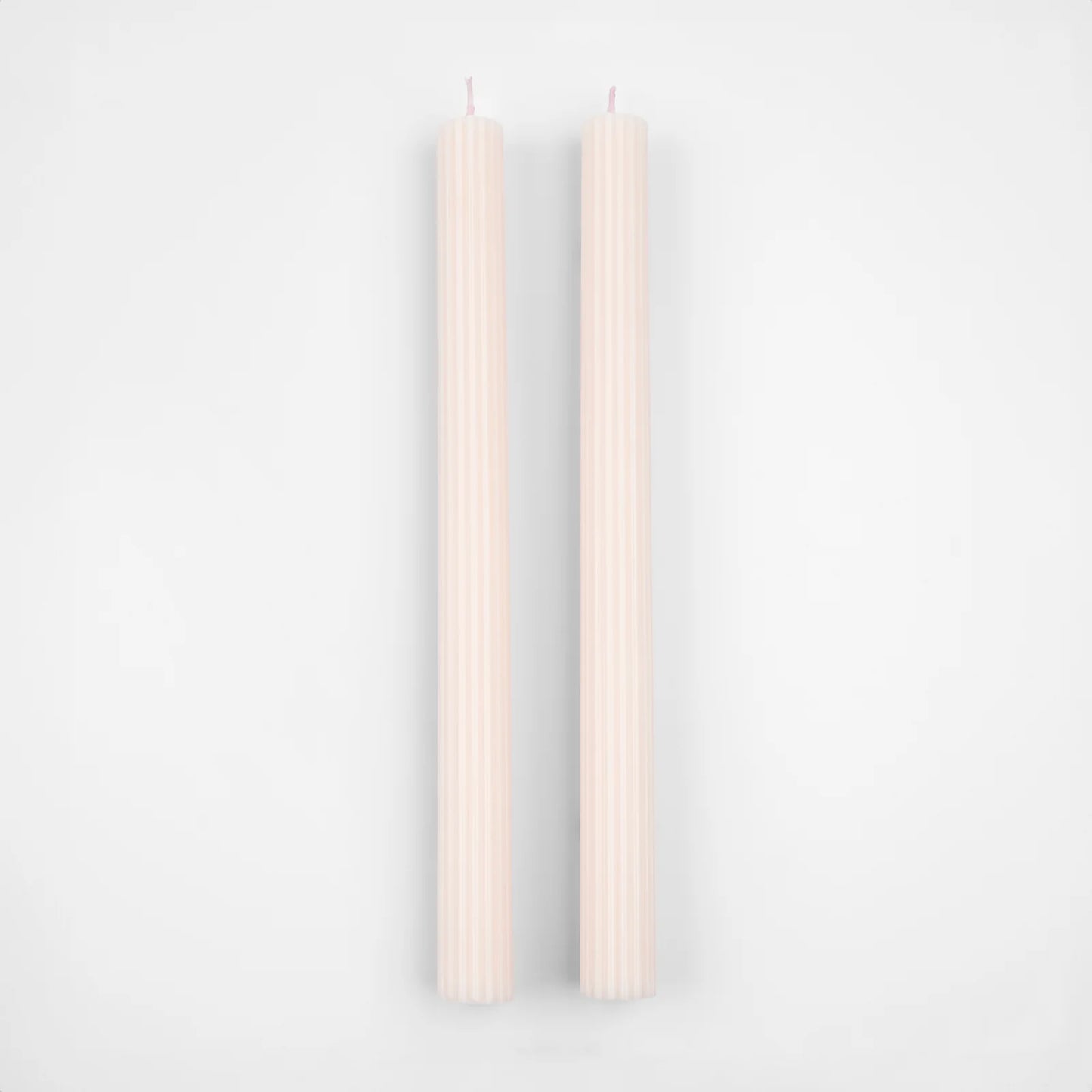 Ribbed Table 10" Taper Candles (Set of 2)