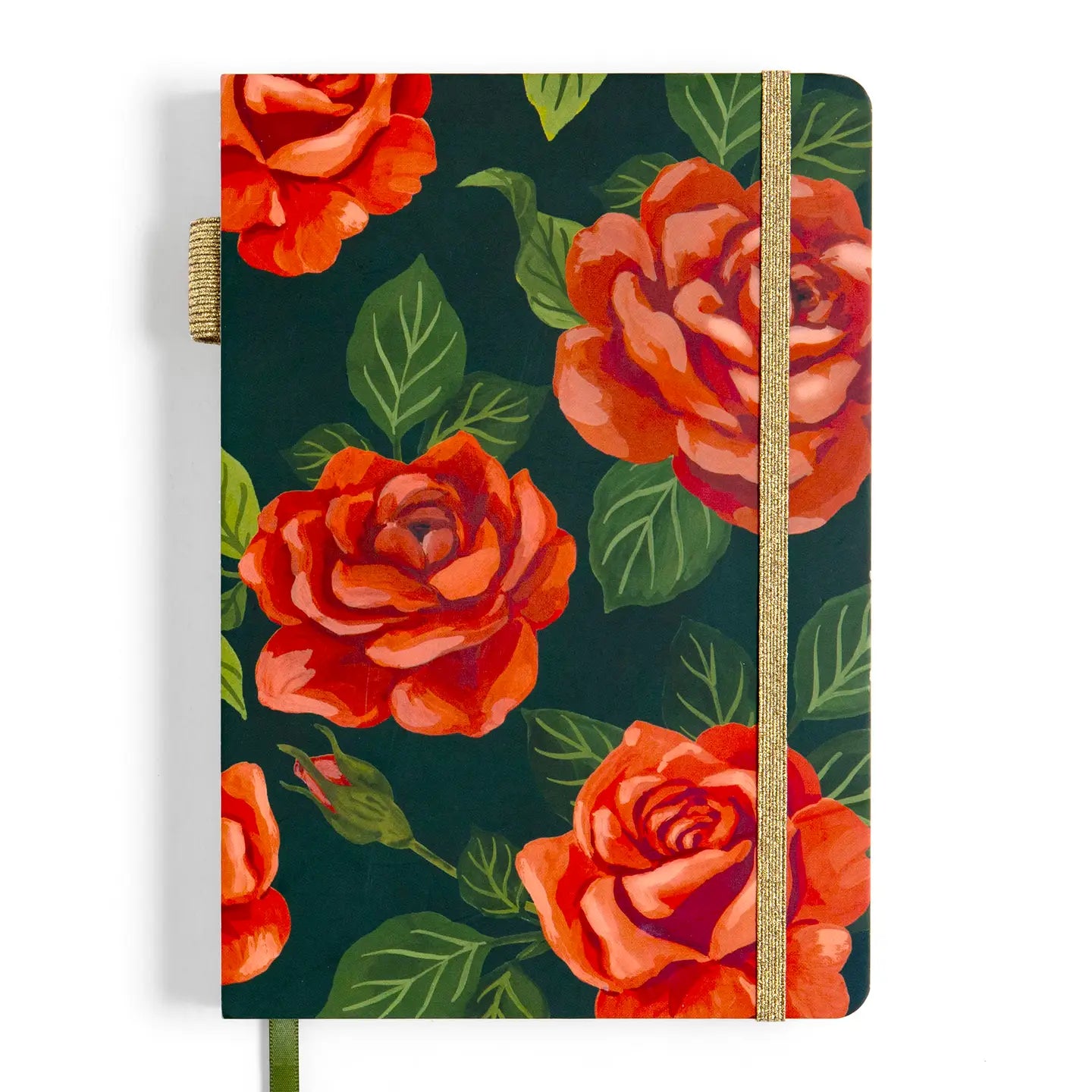 Rose Patterned Ruled Journal or Notebook