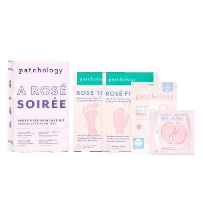 A Rosé Soirée Party Prep Self Care Kit