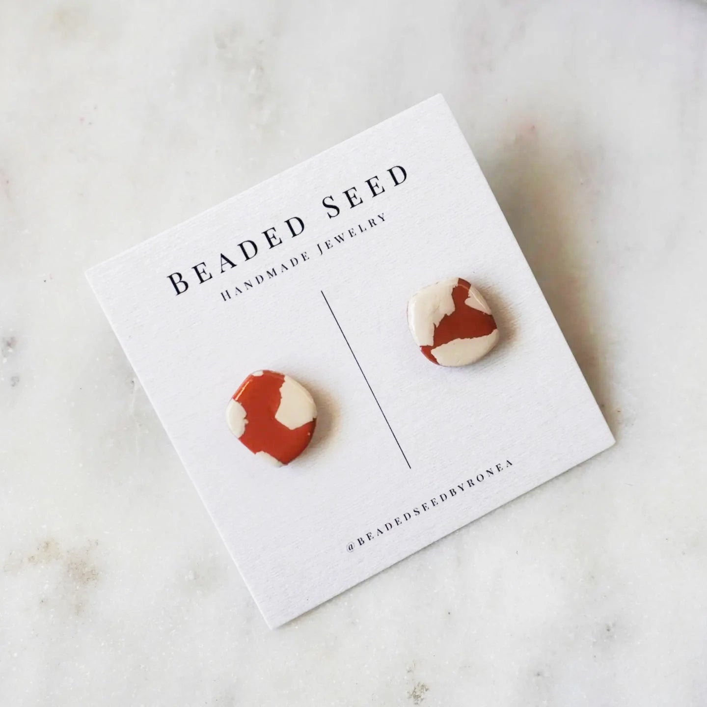 Everyday Clay Button Stud Earrings