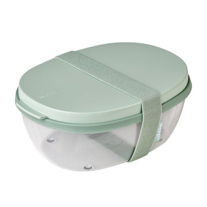 To-Go Three-Compartment Salad Lunch Box