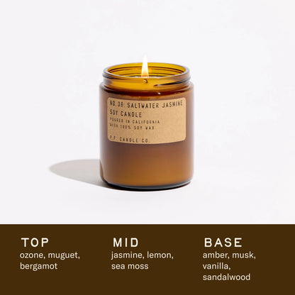 Saltwater Jasmine 7.2 Ounce Soy Candle