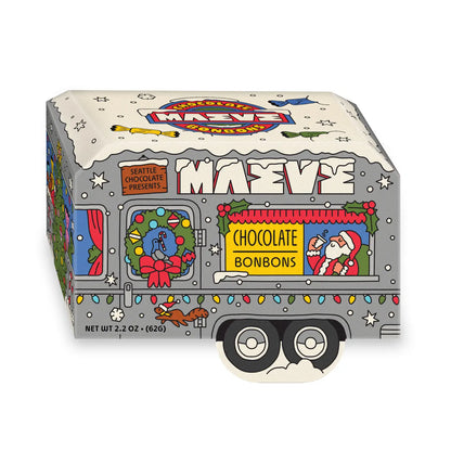 Santa's Camper Chocolate Bonbon Box