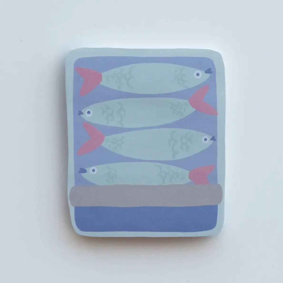 Sardine Tinned Fish Sticky Notepad – Neighborly