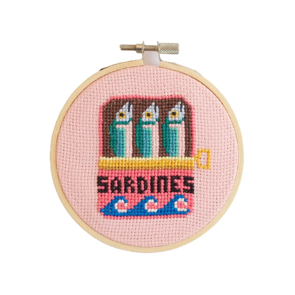 Sardines 4" Cross Stitch Kit