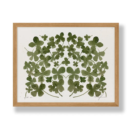 Pick Me Shamrock Watercolor 8.5" x 11" Print