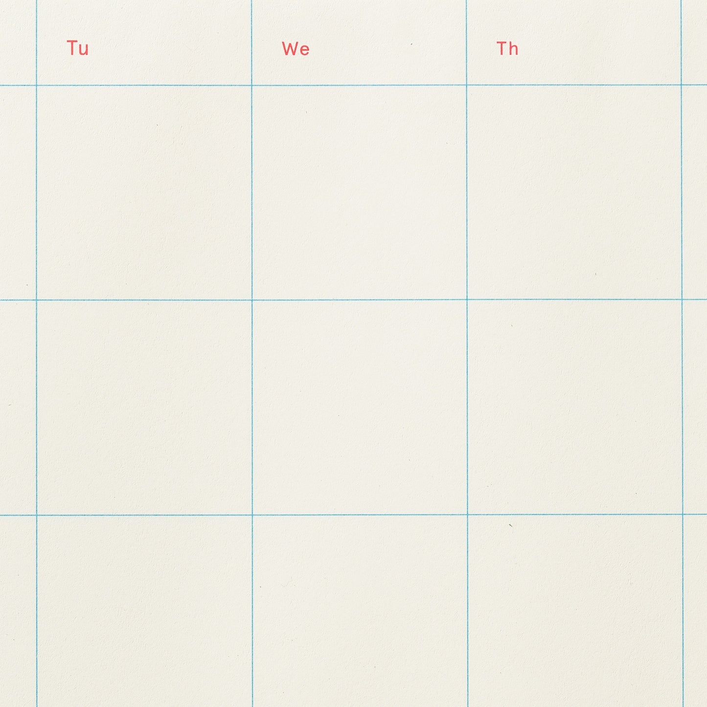 Simple Monthly Planner 11” x 8.5" Notepad