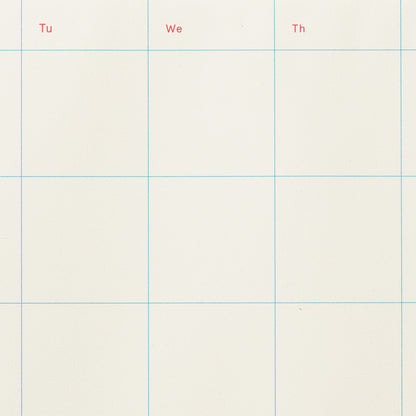 Simple Monthly Planner 11” x 8.5" Notepad
