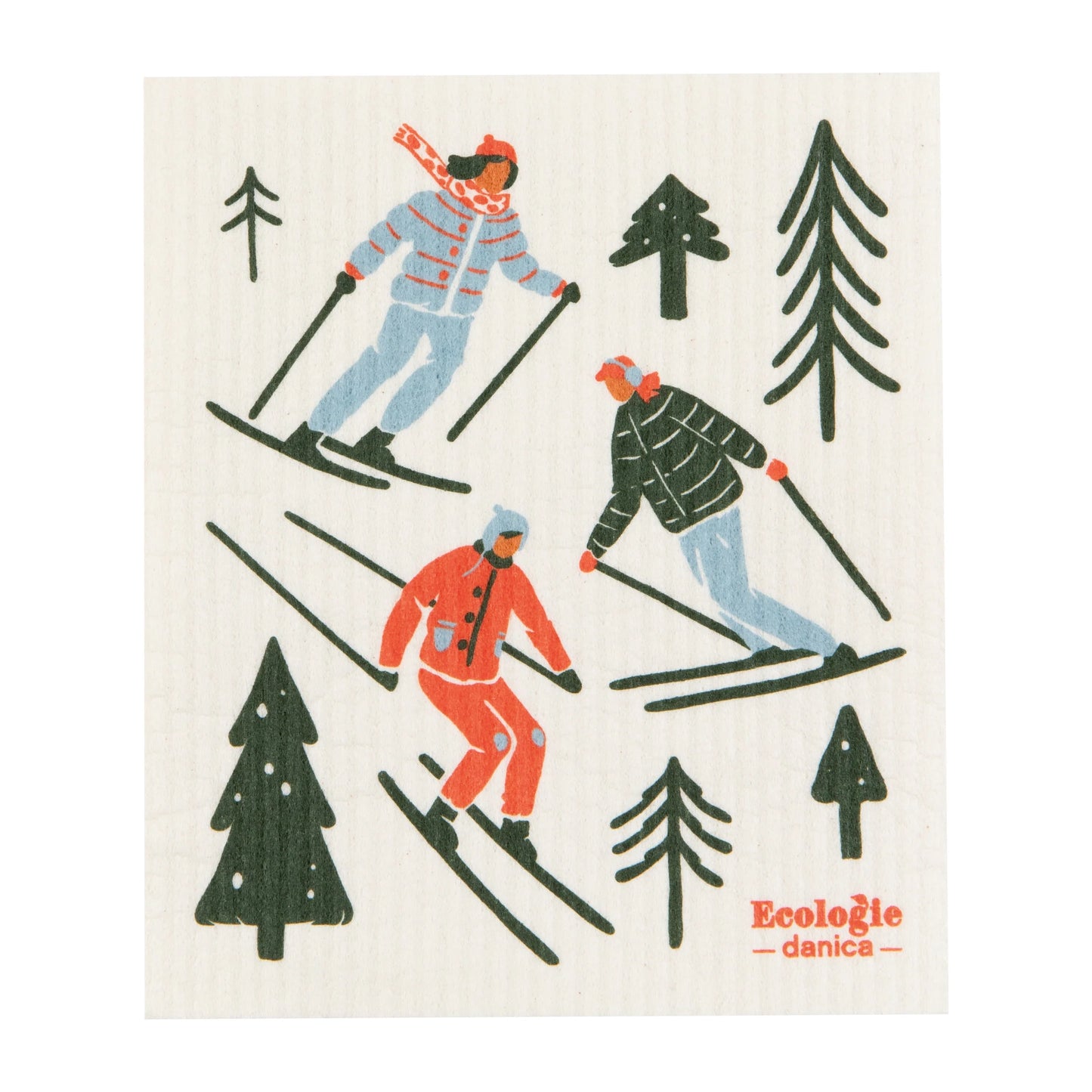 Holiday-Themed Swedish Sponge Dishcloth