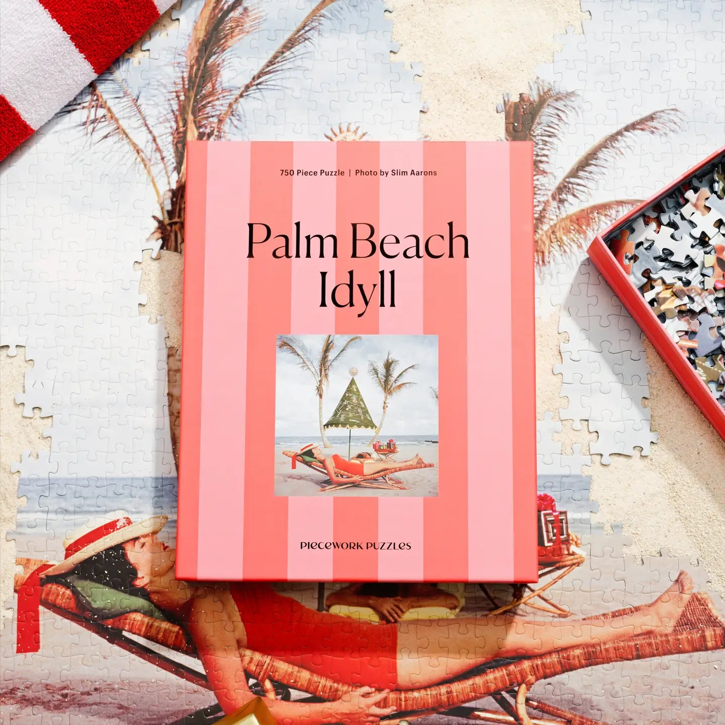 Slim Aaron's Palm Beach Idyll 750 Piece Jigsaw Puzzle