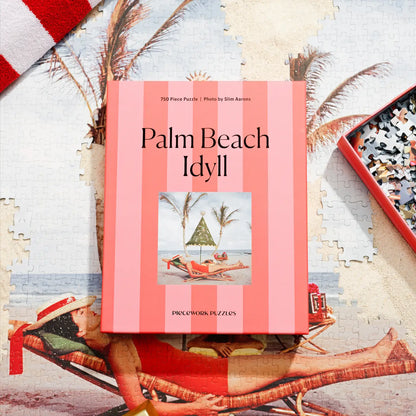 Slim Aaron's Palm Beach Idyll 750 Piece Jigsaw Puzzle