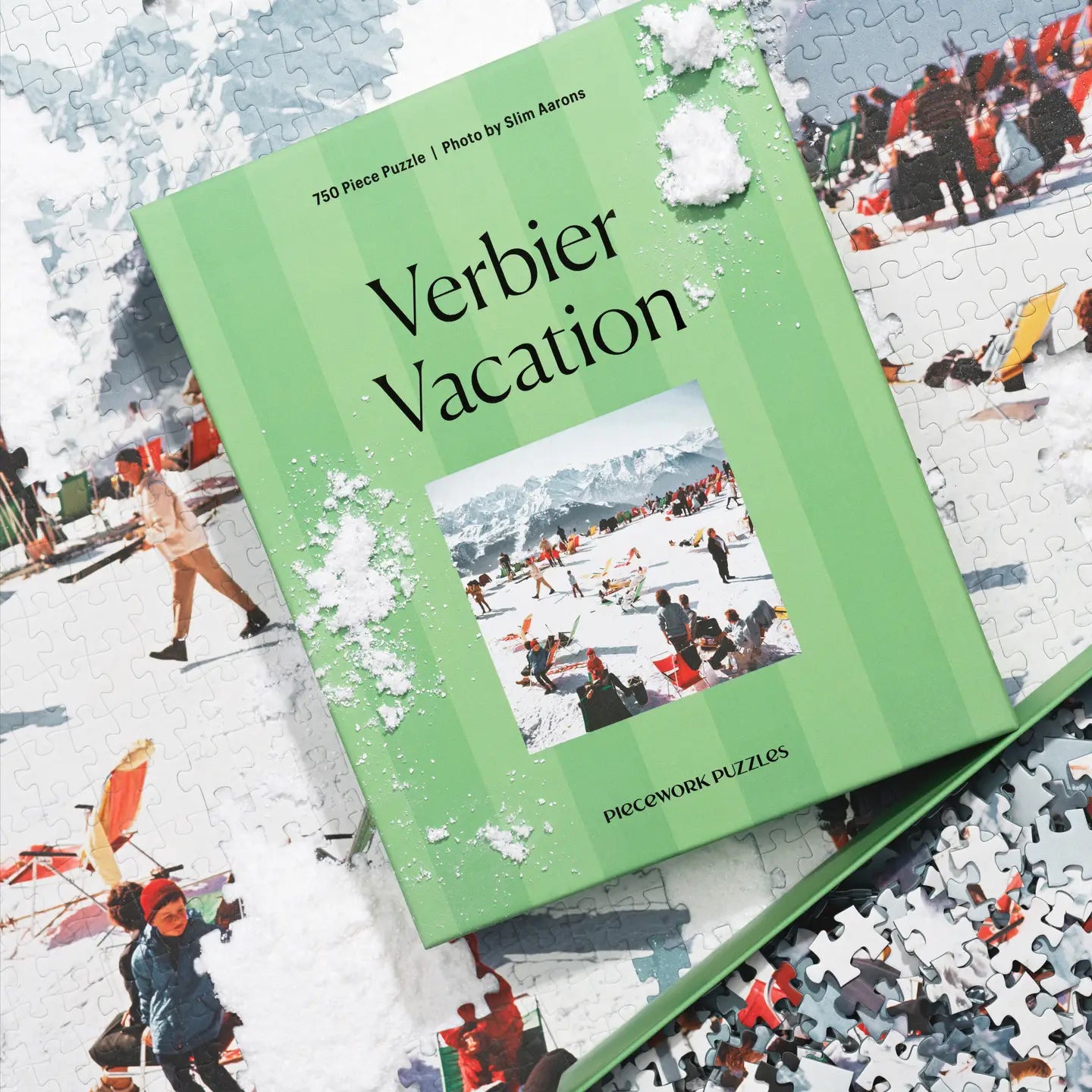 Slim Aaron's Verbier Vacation 750 Piece Jigsaw Puzzle