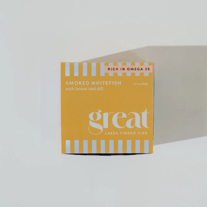 Great Lakes Smoked Whitefish with Lemon & Dill