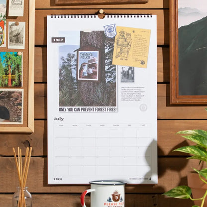 2024 Smokey Bear Wall Calendar