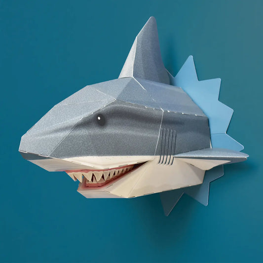 Snappy Shark Head & Tail Kids DIY Paper Craft Kit