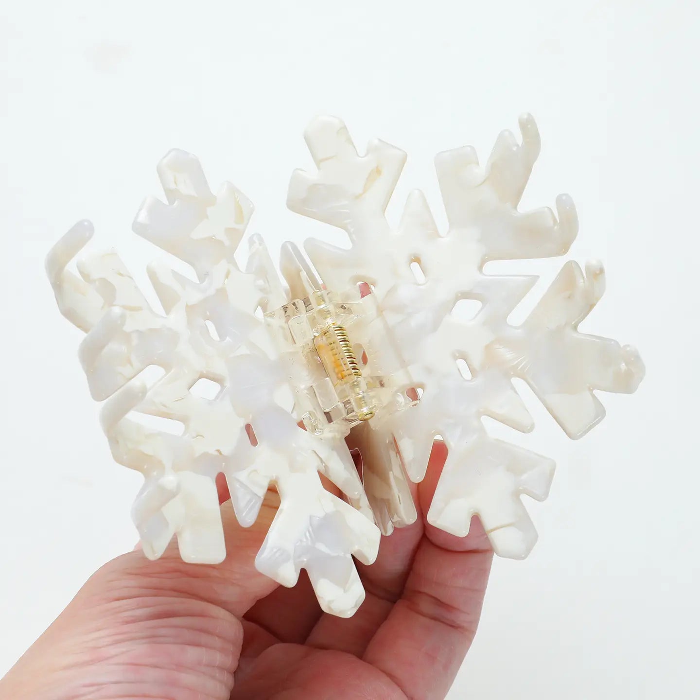 Snowflake 3.5" Hair Clip