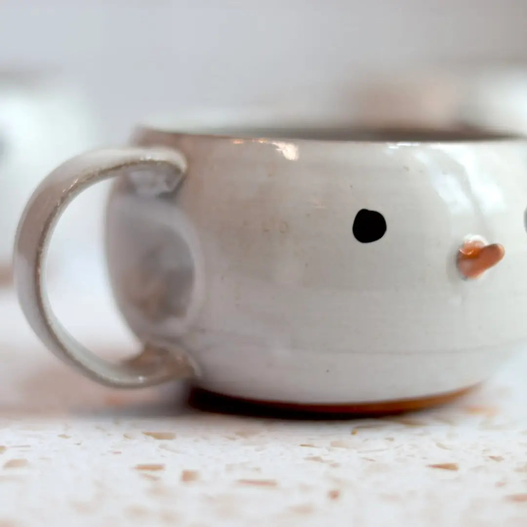 Snowman Handmade Ceramic Coffee Mug