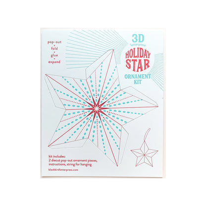 Dotted Star DIY Holiday Ornament Kit
