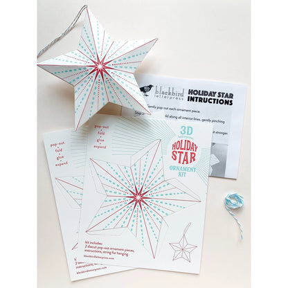 Dotted Star DIY Holiday Ornament Kit