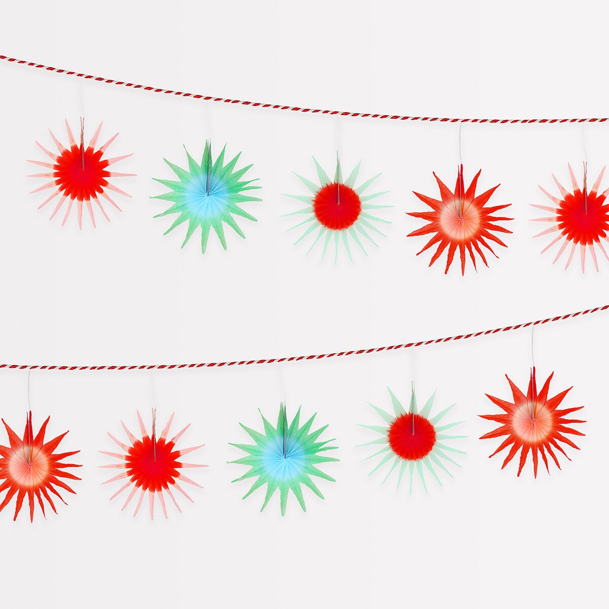 Starburst 6.5' Tissue Paper Garland