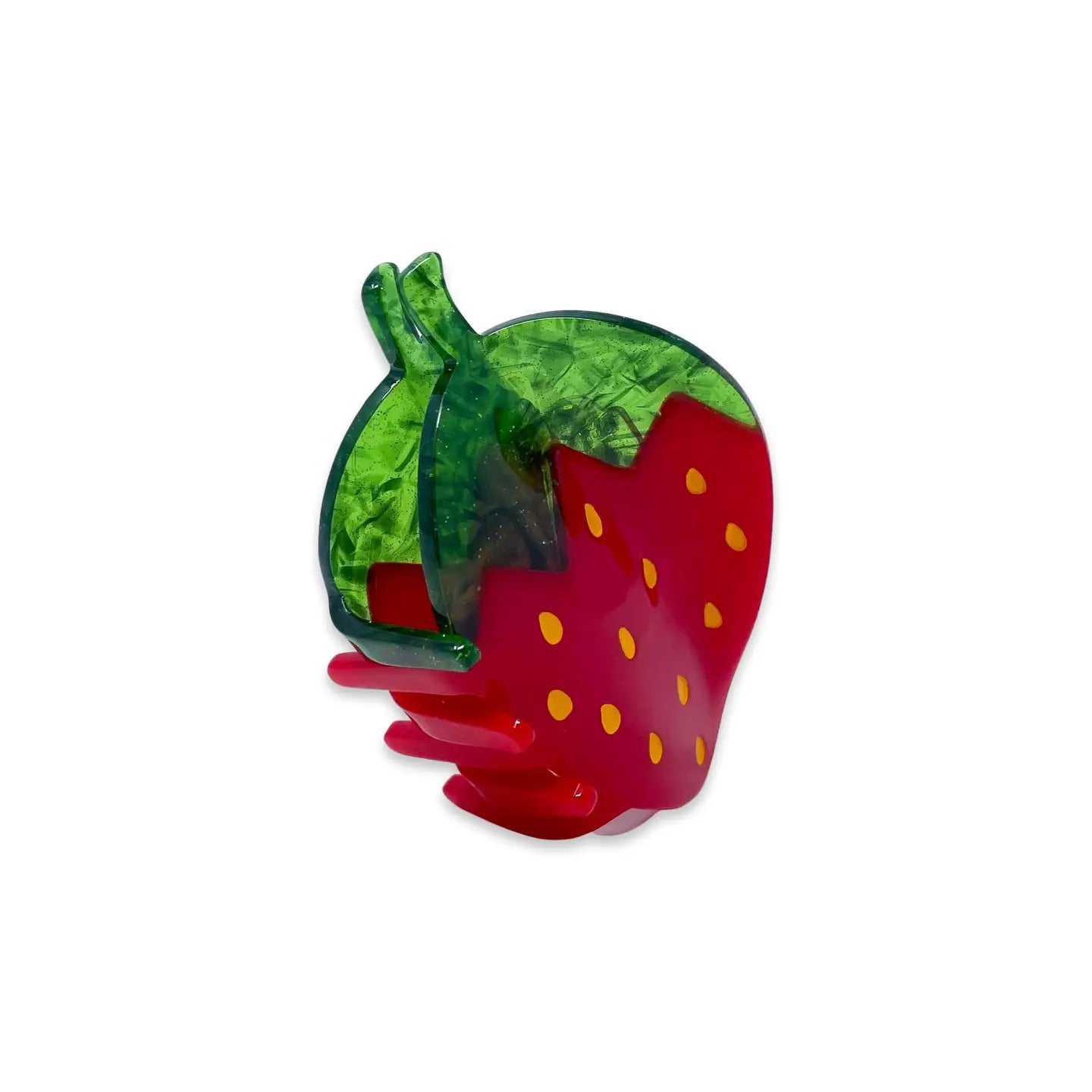 Midi Red Strawberry 3" Hair Clip