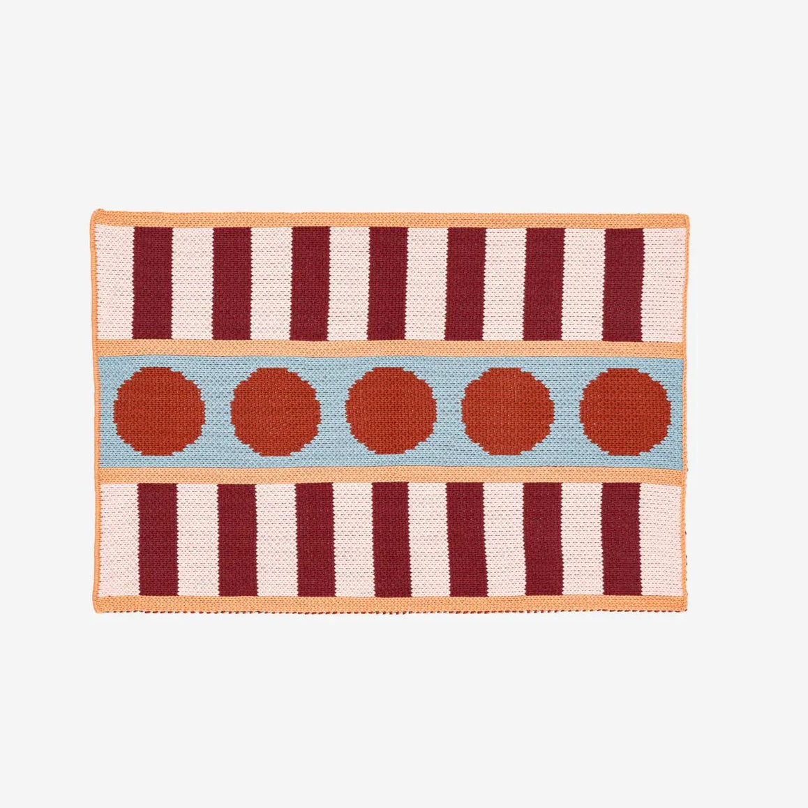 Stripe Knot Ruby 20" x 30" Mini Rug Doormat