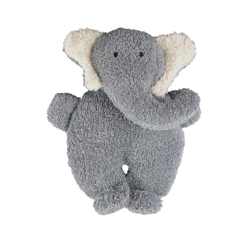 Organic Cotton Grey Elephant Baby Plush Toy