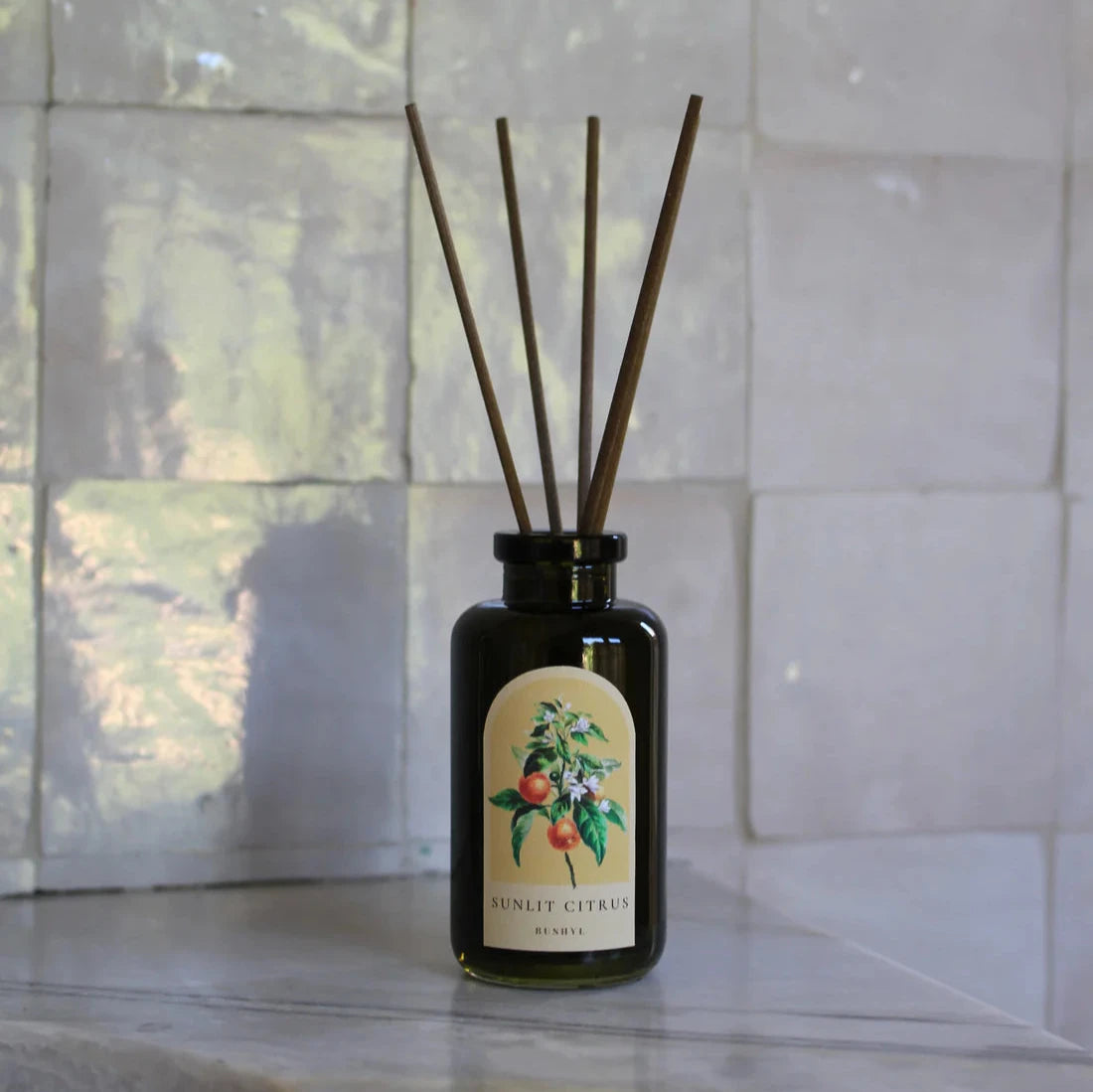 Sunlit Citrus Hand-Poured Reed Diffuser