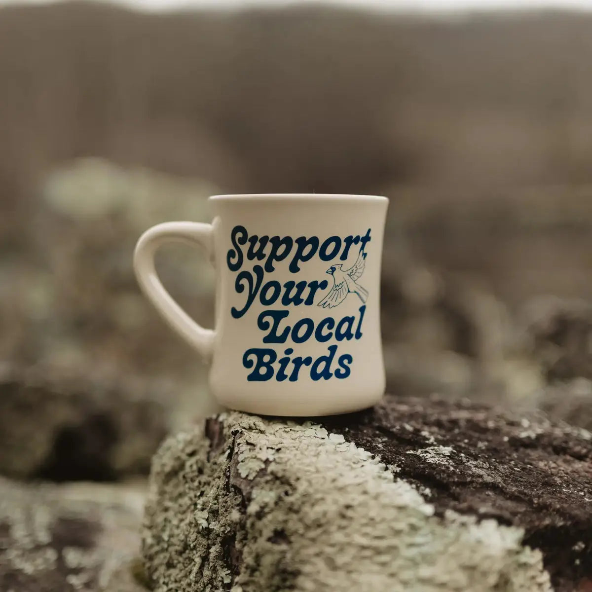Support Your Local Birds Diner Mug
