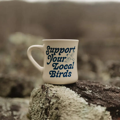 Support Your Local Birds Diner Mug