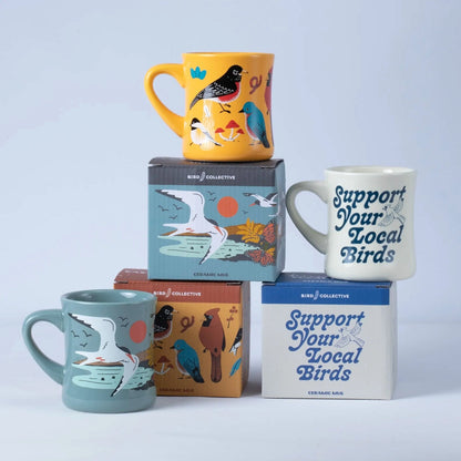 Support Your Local Birds Diner Mug