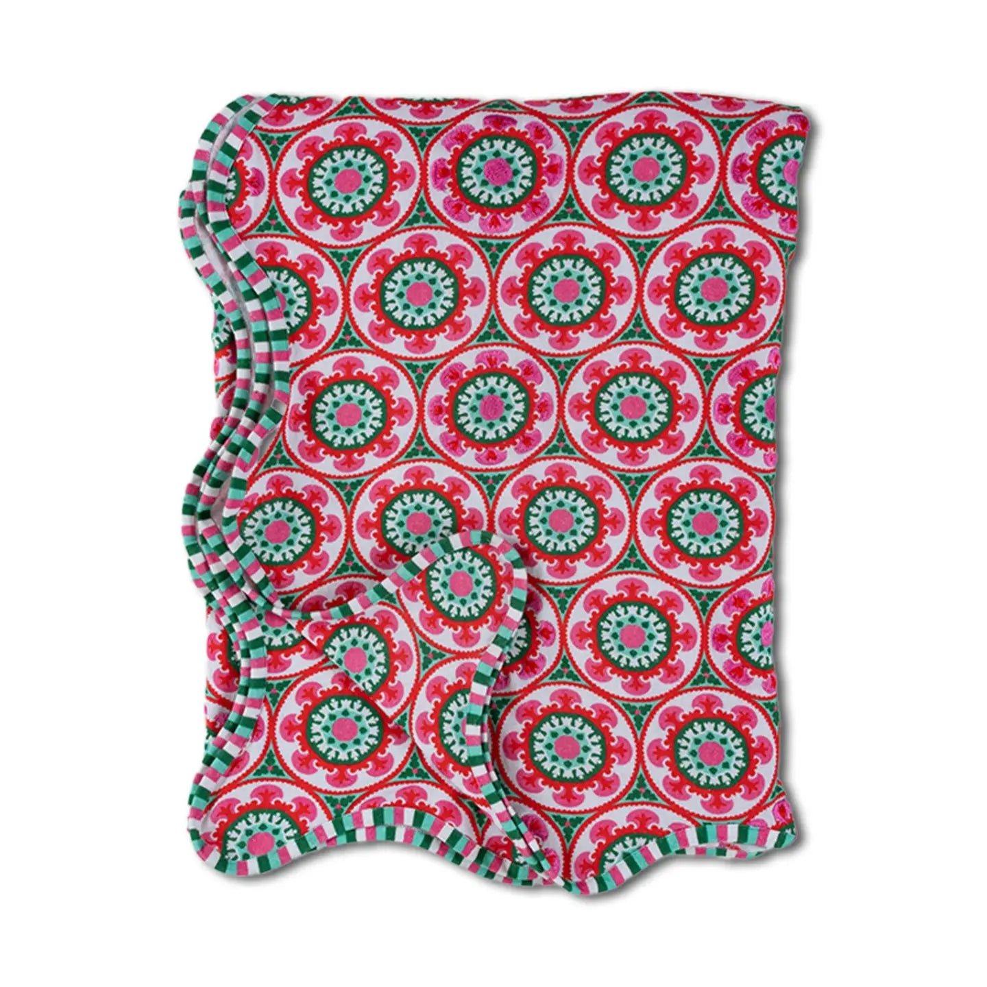 Suzani Patterned 72" x 108" Tablecloth