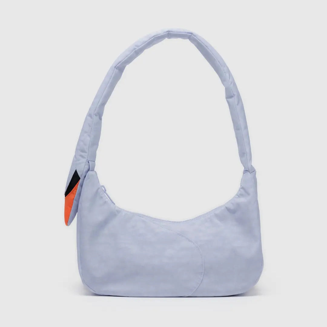 Swan Nylon Shoulder Bag