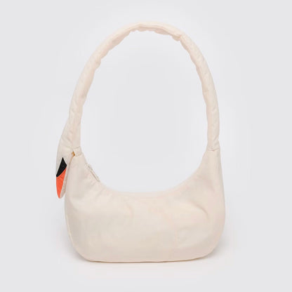 Swan Nylon Shoulder Bag