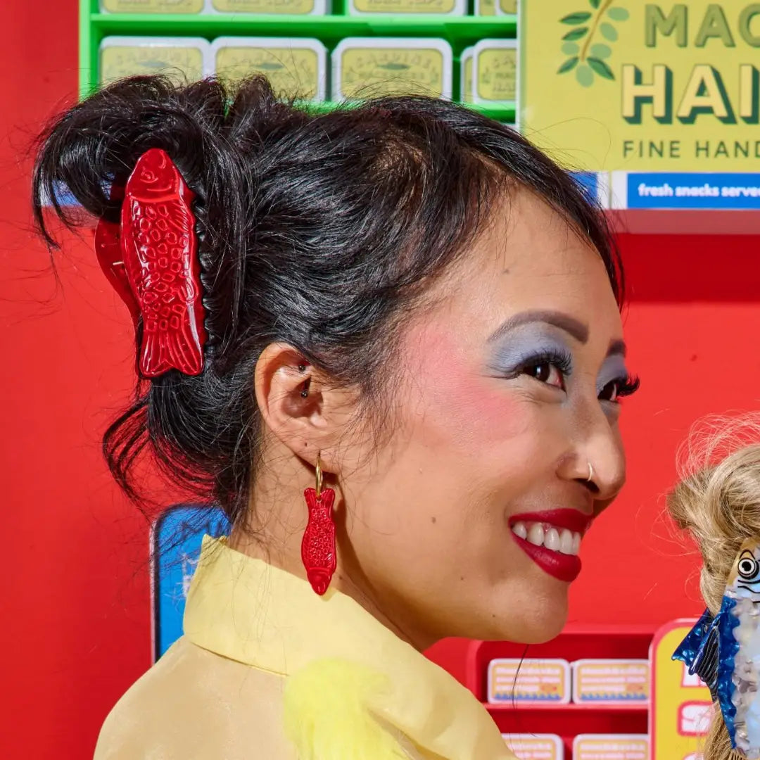 Sweetish Fish Acetate Hair Claw