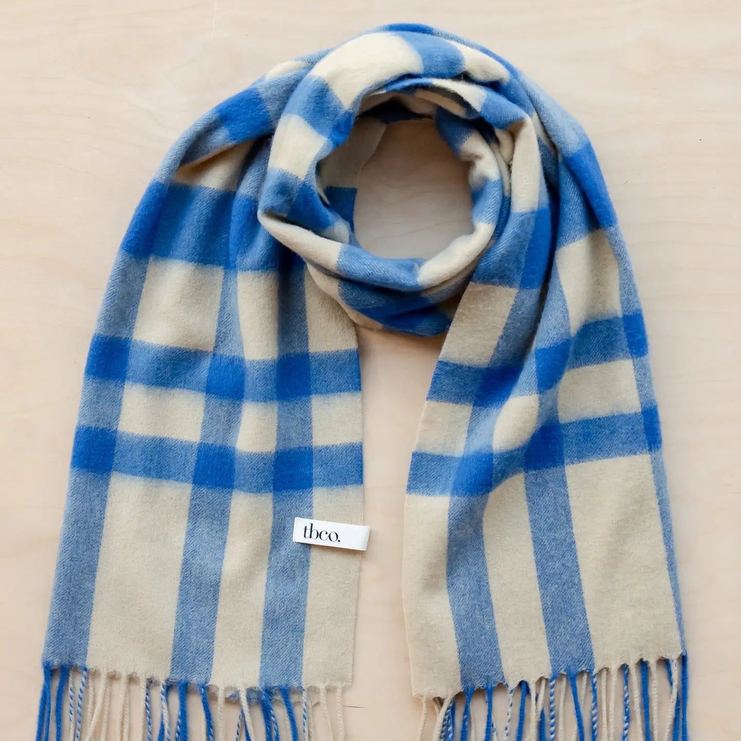 Lambswool Oversized Patterned Scarf