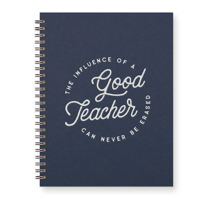 Teacher's Influence Lined Spiral Notebook