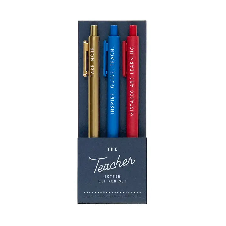 Teacher Jotter Gel Pens (Set of 3)