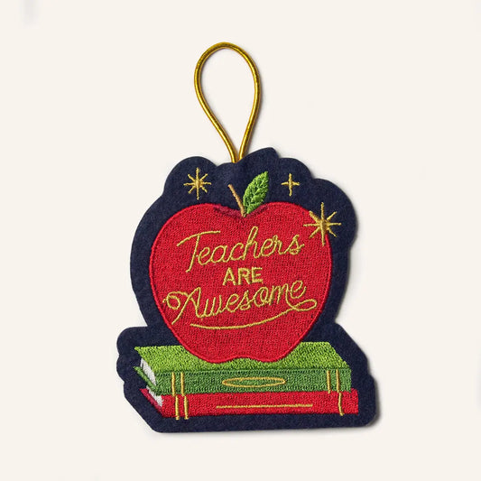 Awesome Teachers Holiday Ornament