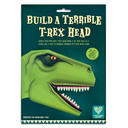 Terrible T-Rex Head Kids DIY Paper Craft Kit