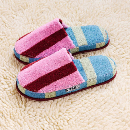 Terrycloth House Stripe Slippers
