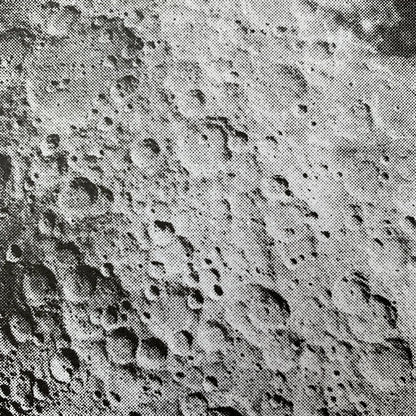The Moon 11" x 14" Risograph Print