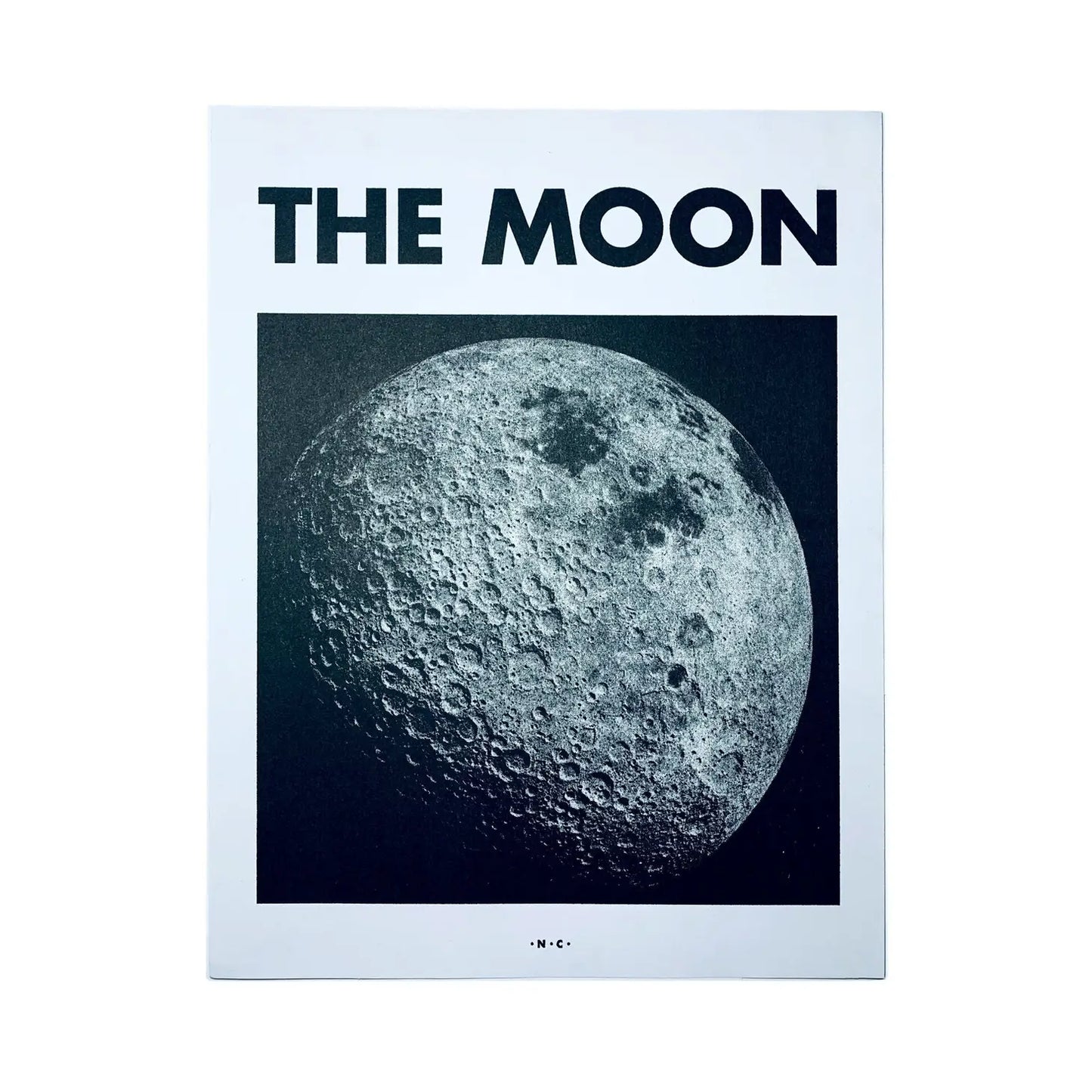 The Moon 11" x 14" Risograph Print