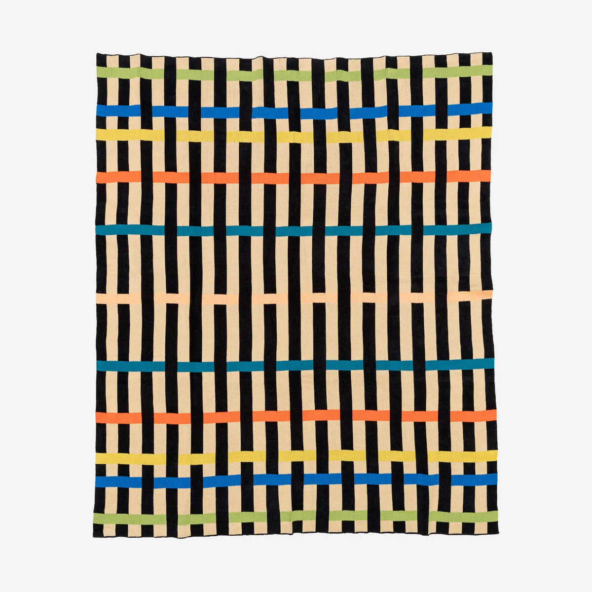 Ribbon Stripe 50" x 60" Knit Throw Blanket
