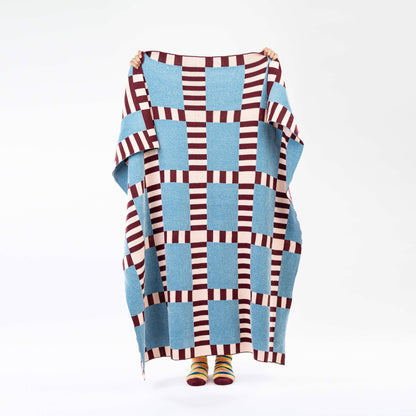 Tile Patch 50" x 60" Knit Throw Blanket