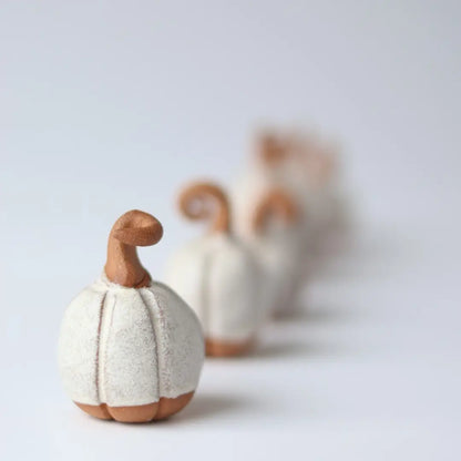 Tiny Ceramic Pumpkin Table Decoration