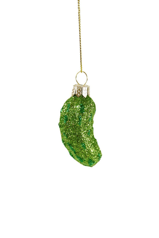 Tiny Pickle Glass Holiday Ornament