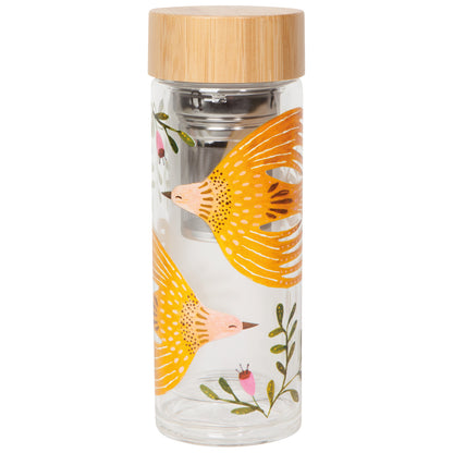 To-Go Double Walled Tea Infuser 12 Oz Tumbler