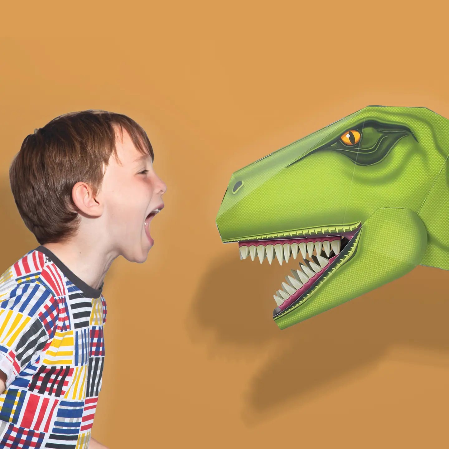 Terrible T-Rex Head Kids DIY Paper Craft Kit