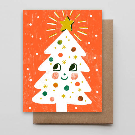 Twee Tree Foil Printed Holiday Card